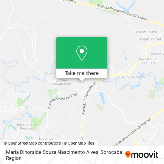 Maria Dinoraide Souza Nascimento Alves map