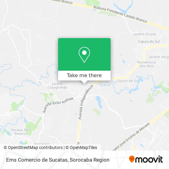 Ems Comercio de Sucatas map