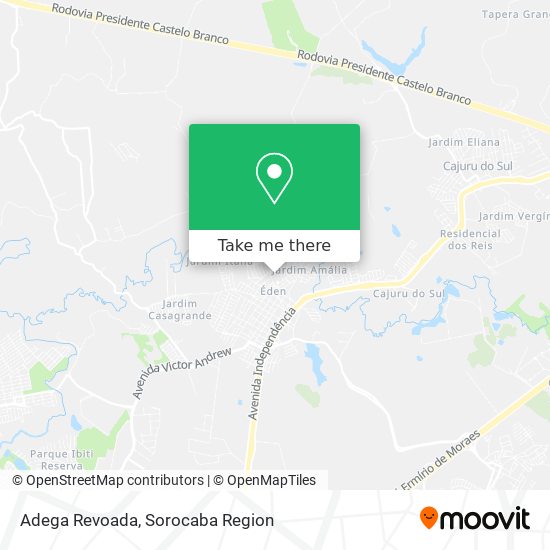 Adega Revoada map