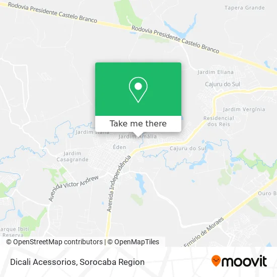 Dicali Acessorios map