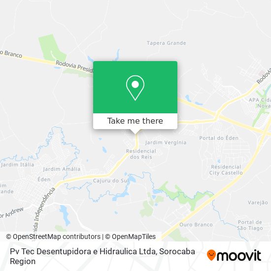 Pv Tec Desentupidora e Hidraulica Ltda map