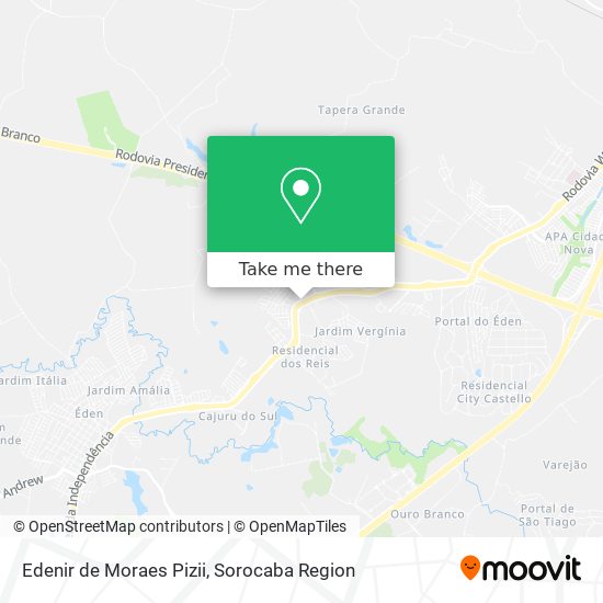 Edenir de Moraes Pizii map