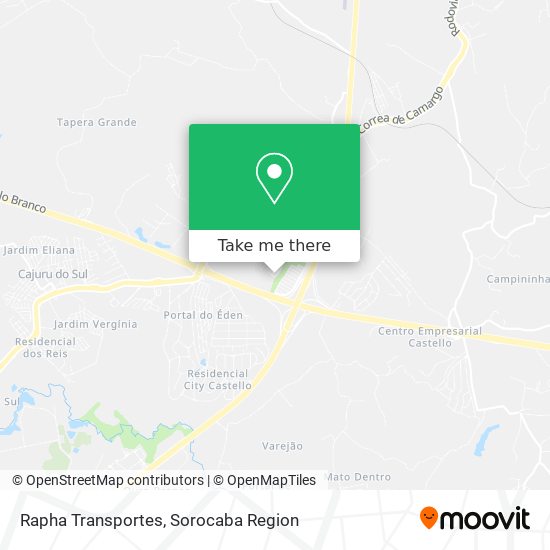 Rapha Transportes map