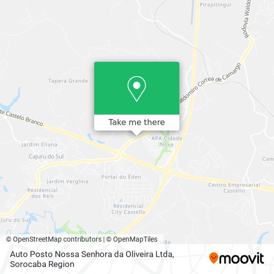 Auto Posto Nossa Senhora da Oliveira Ltda map