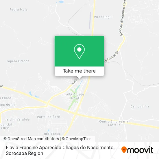 Flavia Francine Aparecida Chagas do Nascimento map