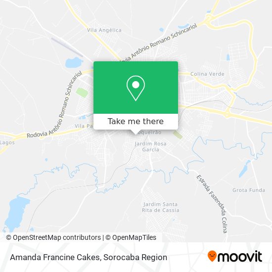 Amanda Francine Cakes map