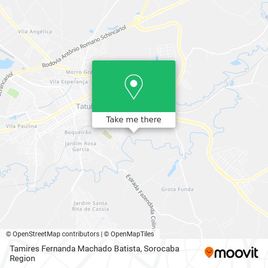 Tamires Fernanda Machado Batista map
