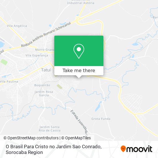 Mapa O Brasil Para Cristo no Jardim Sao Conrado