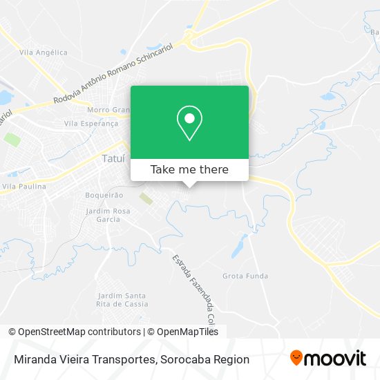 Miranda Vieira Transportes map