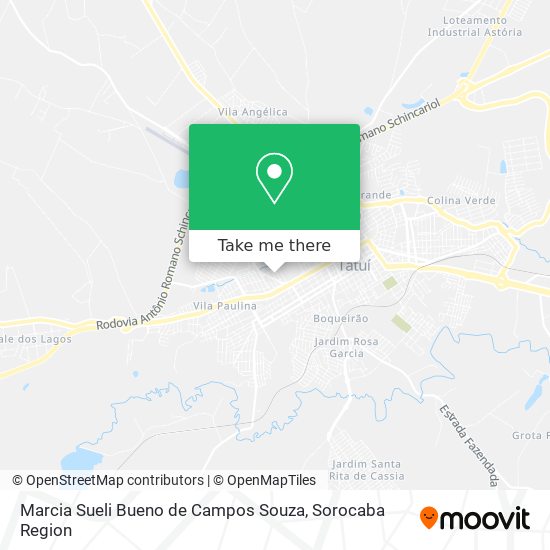 Marcia Sueli Bueno de Campos Souza map