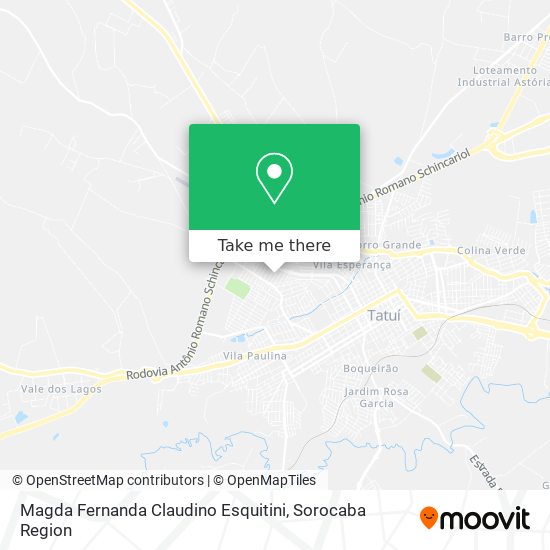 Magda Fernanda Claudino Esquitini map