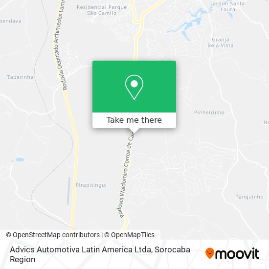 Advics Automotiva Latin America Ltda map