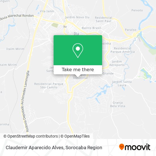 Claudemir Aparecido Alves map