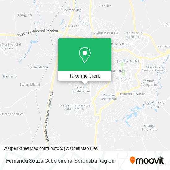 Fernanda Souza Cabeleireira map