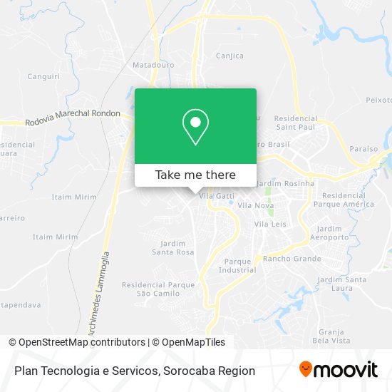 Plan Tecnologia e Servicos map