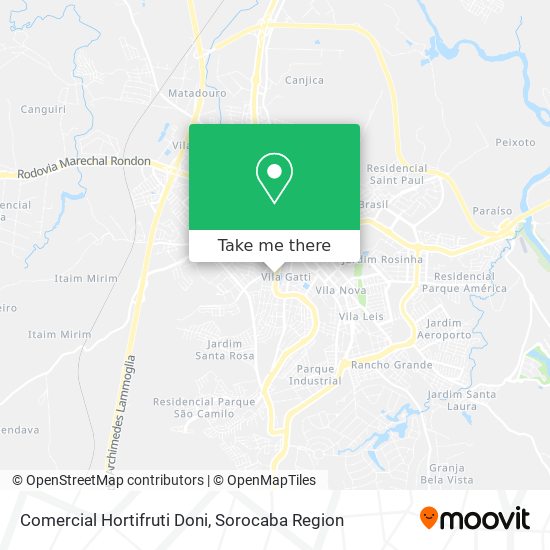 Comercial Hortifruti Doni map