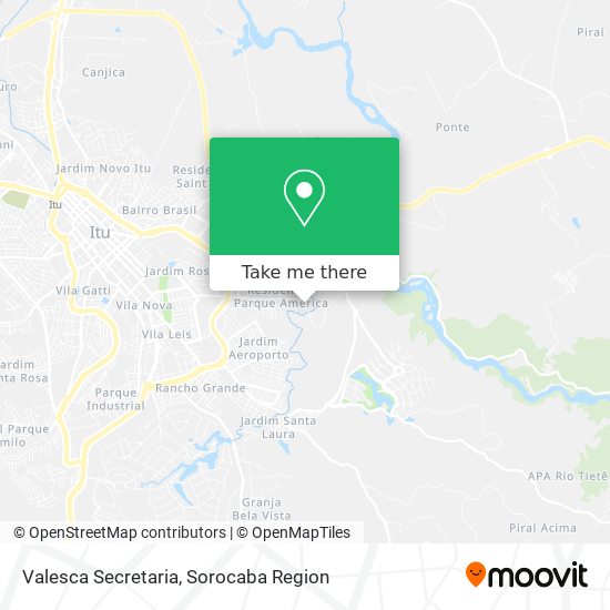 Valesca Secretaria map