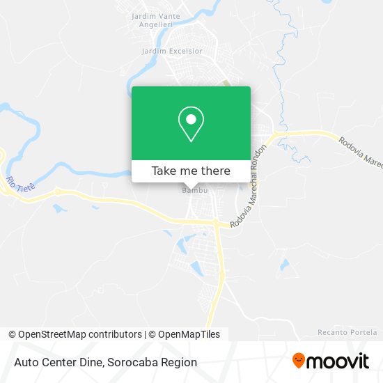 Auto Center Dine map
