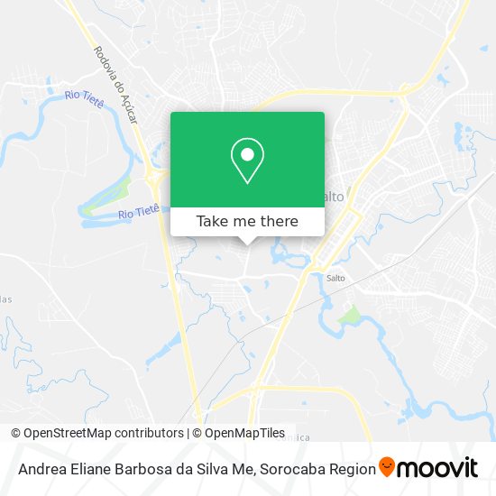 Andrea Eliane Barbosa da Silva Me map