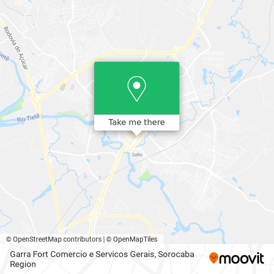 Mapa Garra Fort Comercio e Servicos Gerais