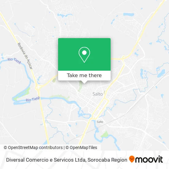 Diversal Comercio e Servicos Ltda map