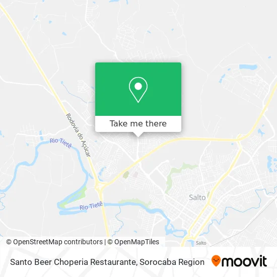 Santo Beer Choperia Restaurante map