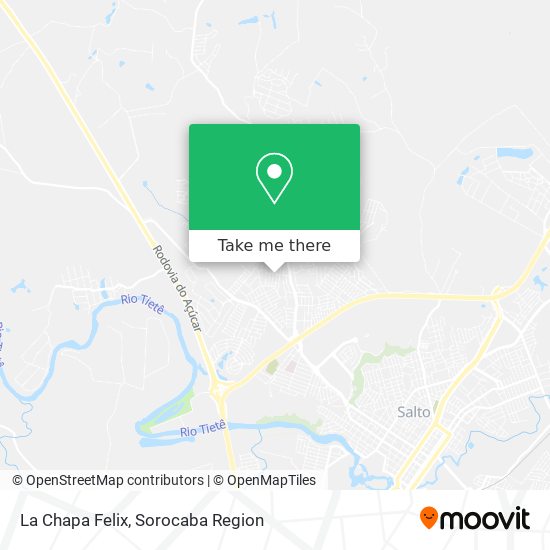 La Chapa Felix map