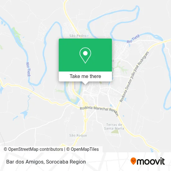 Bar dos Amigos map