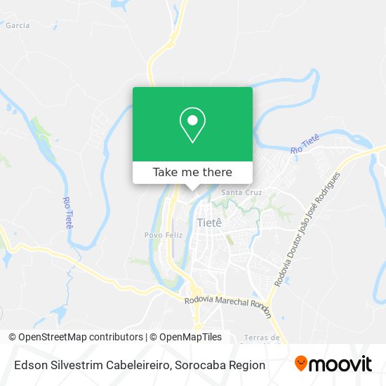 Edson Silvestrim Cabeleireiro map