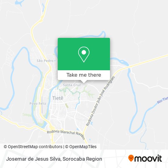 Josemar de Jesus Silva map