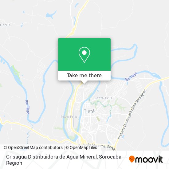 Crisagua Distribuidora de Agua Mineral map
