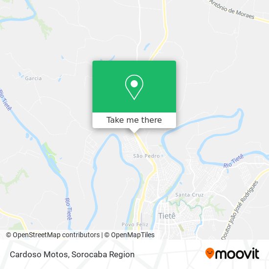 Cardoso Motos map