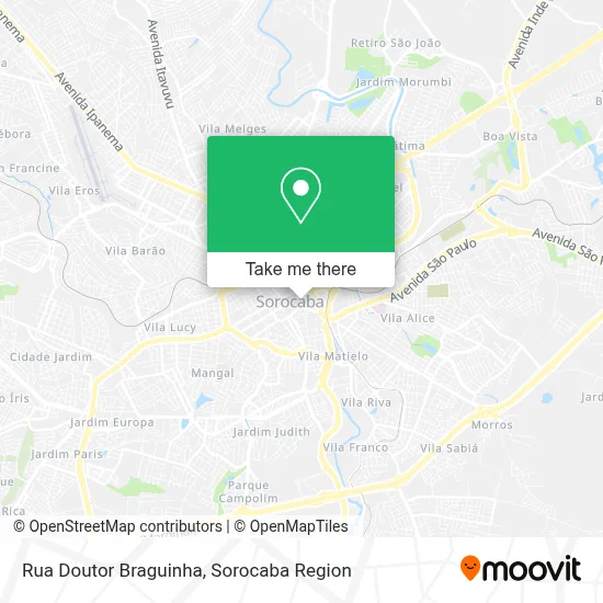 Rua Doutor Braguinha map