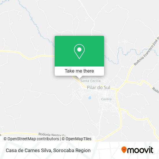 Mapa Casa de Carnes Silva