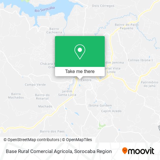 Mapa Base Rural Comercial Agrícola