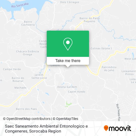 Saec Saneamento Ambiental Entonologico e Congeneres map