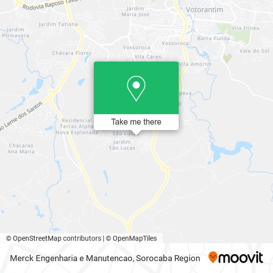 Merck Engenharia e Manutencao map