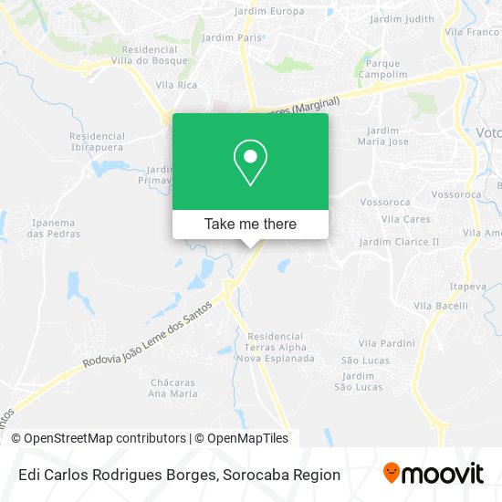 Edi Carlos Rodrigues Borges map