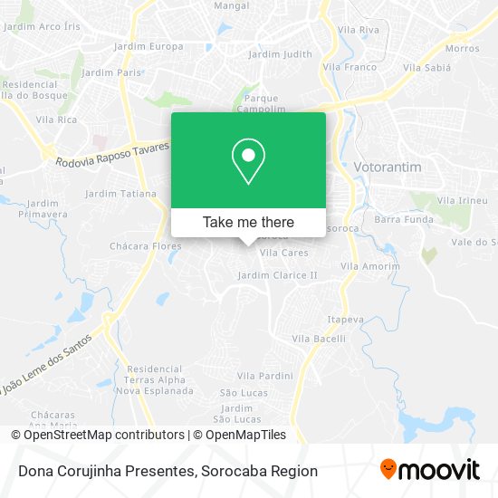 Mapa Dona Corujinha Presentes