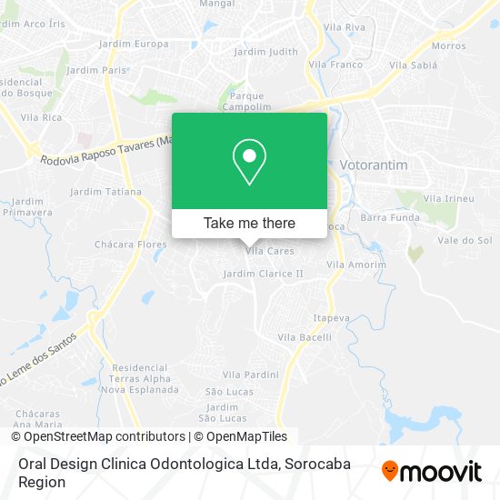 Oral Design Clinica Odontologica Ltda map
