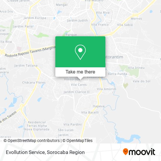 Mapa Evollution Service