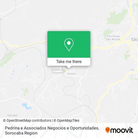 Mapa Pedrina e Associados Negocios e Oportunidades