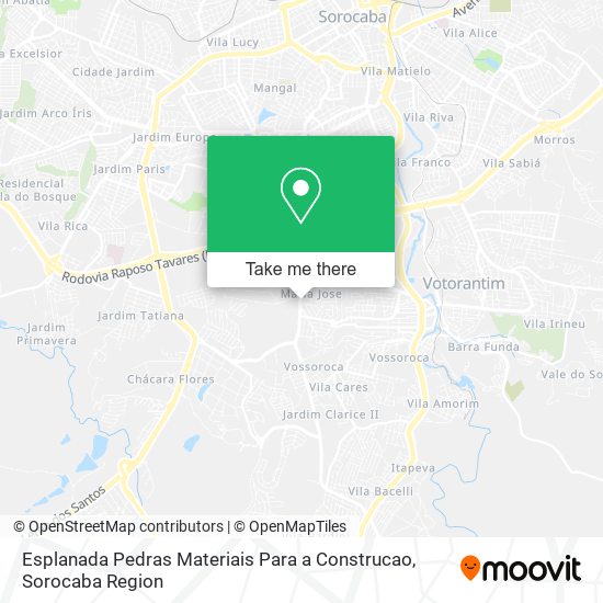 Esplanada Pedras Materiais Para a Construcao map