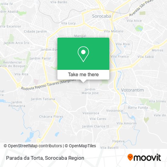 Parada da Torta map