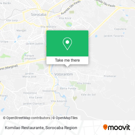 Komilao Restaurante map
