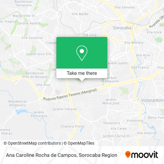 Ana Caroline Rocha de Campos map