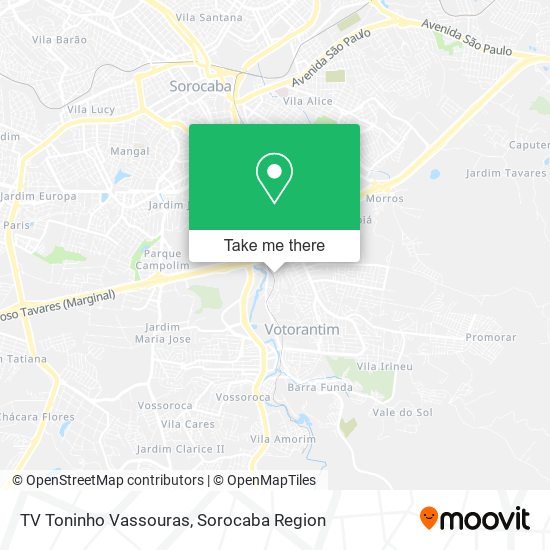 TV Toninho Vassouras map