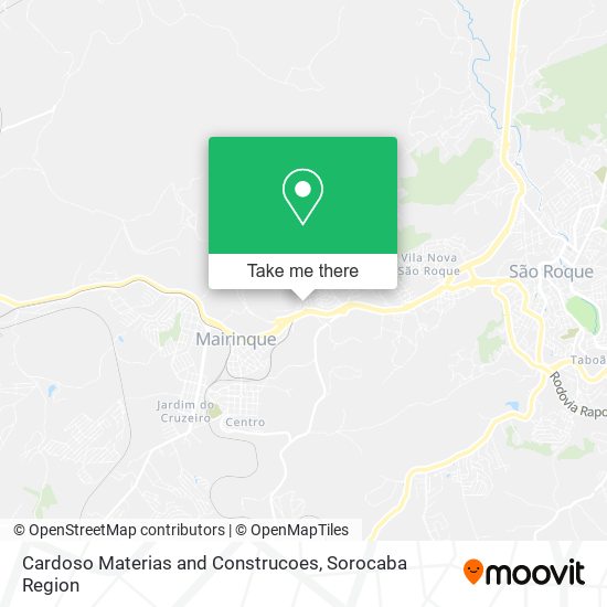 Mapa Cardoso Materias and Construcoes