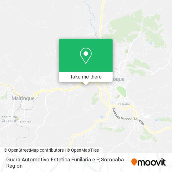 Mapa Guara Automotivo Estetica Funilaria e P