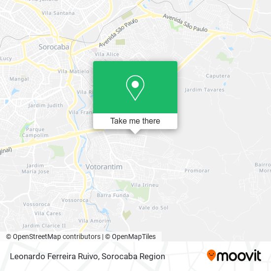Leonardo Ferreira Ruivo map